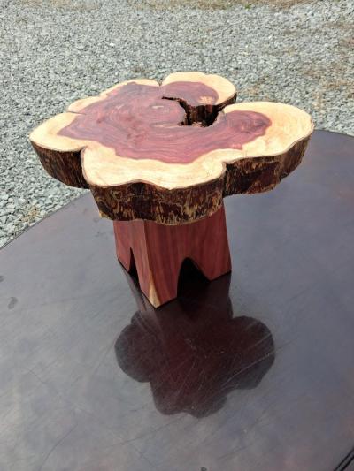 Handcrafted cedar footstools - Thumbnail 4