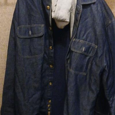 mens blue denim  Schmidt jacket - Thumbnail 3
