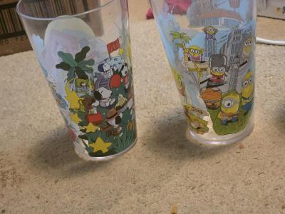 5 McDonalds collectible limited cups