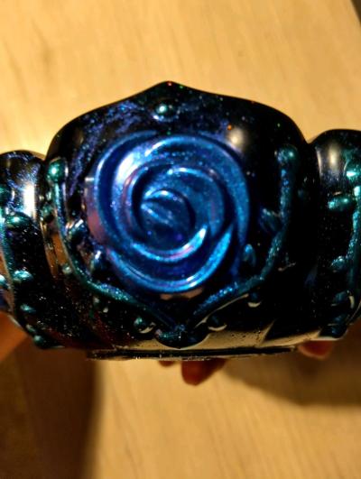 Handmade metallic Flower bowl