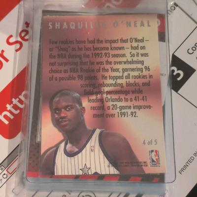 shaquille O neal award winner 93 94 card - Thumbnail 2