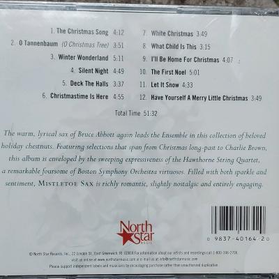 Bruce Abbott Mistletoe Sax CD 2002 Christmas Jazz - Thumbnail 2