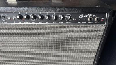 guitar amp fender champion 100 combo amp with pedal and ds1 - Thumbnail 5