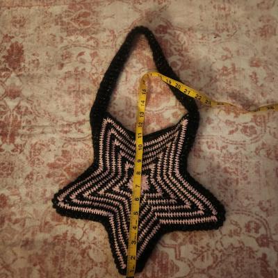 crochet striped starbag - Thumbnail 5