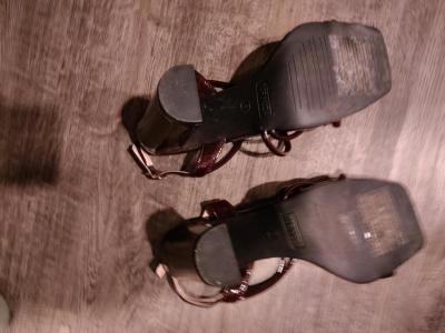 Top Moda Strappy Block Heel Sandals - Thumbnail 4