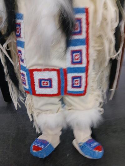 Timeless American Indian Thunderhawk 26inch porcelain doll - Thumbnail 3