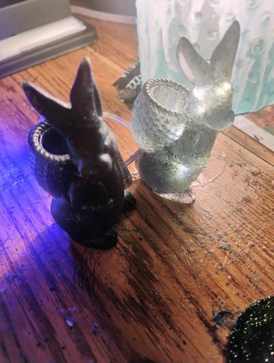 resin bunny figurines - Thumbnail 2