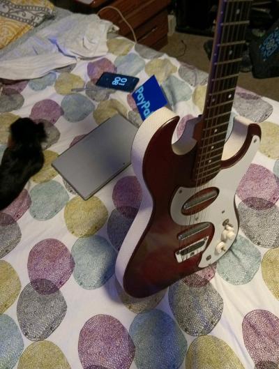 1960s silvertone guitar all original - Thumbnail 3