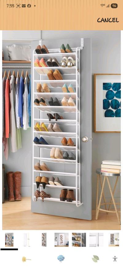 Over the door shoe organizer - Thumbnail 2