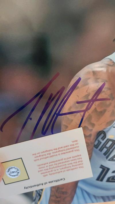 Ja Morant Autographed photo - Thumbnail 3