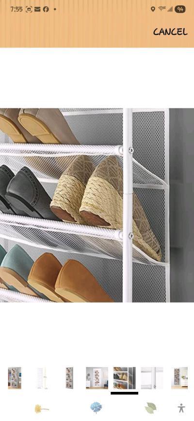 Over the door shoe organizer - Thumbnail 4