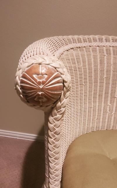 Pier One  Jamaica Collection  Asymmetrical Arm Chair  Rattan - Thumbnail 6