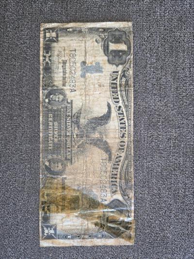 1899 one dollar silver certificate Black Eagle