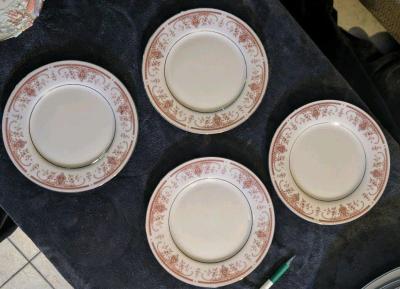 Vintage fine China 7 and 12 plates set of 4 - Thumbnail 2