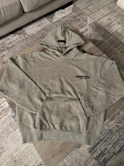 Essentials Fear of God Dark Oatmeal Hoodie M - Thumbnail 2