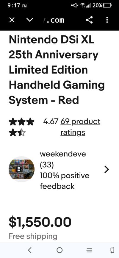 Nintendo DSI XL 25th anniversary edition - Thumbnail 5