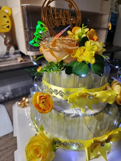 two layers money cake display holder - Thumbnail 8