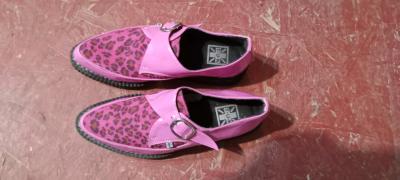 Pink Black and Leopard print Creepers - Thumbnail 2