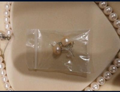 ausger pearl necklace in pink - Thumbnail 4