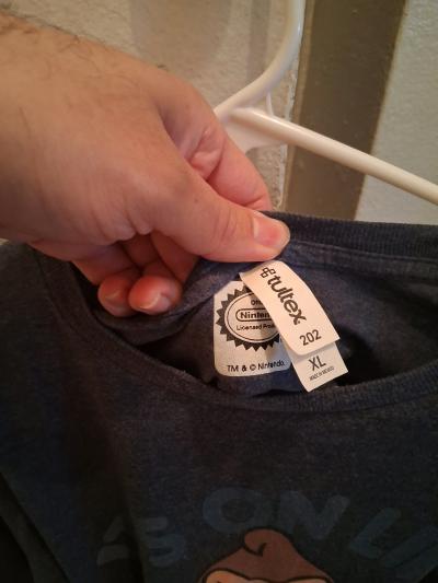 Its On Like Donkey Kong Blue T Shirt Blue Size XL for Men - Thumbnail 3