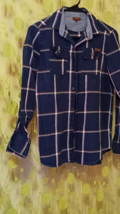 7 For All Man Kind boys button down long sleeve