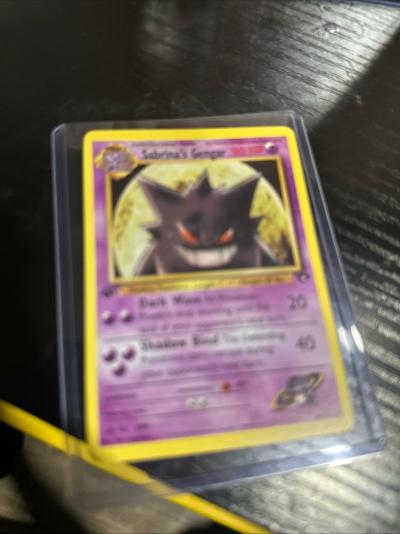Pokemon Sabrinas Gengar Moon Gym Challenge Card - Thumbnail 10
