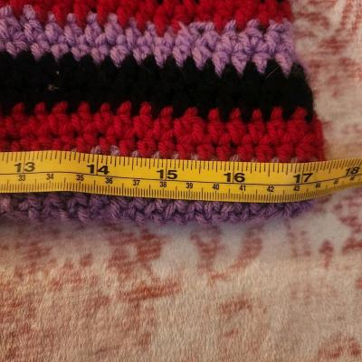 striped crochet totebag - Thumbnail 2