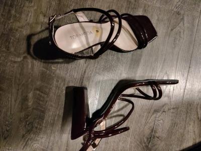 Top Moda Strappy Block Heel Sandals - Thumbnail 2