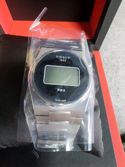 Tissot PRX Digital 40MM Quartz SS Silver Mens Watch T1374631 - Thumbnail 3