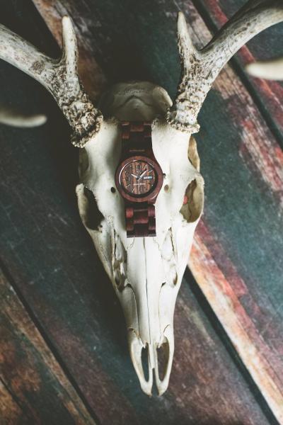 womens and mens wood wrist watch - Thumbnail 3