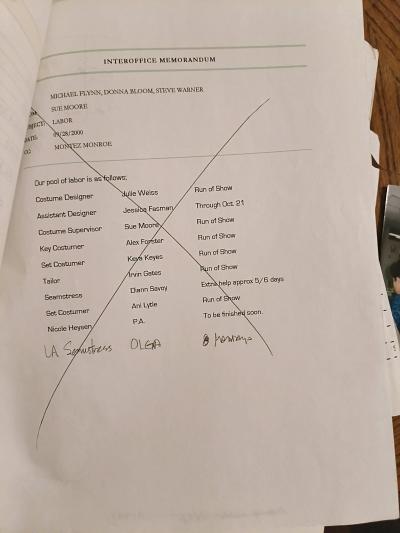 sketches and documents from sue moore archive rare - Thumbnail 10