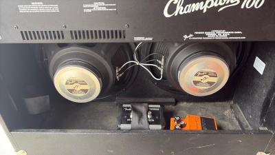 guitar amp fender champion 100 combo amp with pedal and ds1 - Thumbnail 4