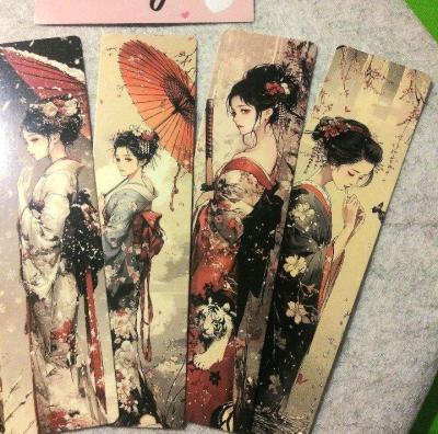 Handmade Japanese Geisha Bookmark Bundle Set of 5 - Thumbnail 5