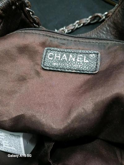 Chanel xl tote 2006 brown metallic - Thumbnail 6