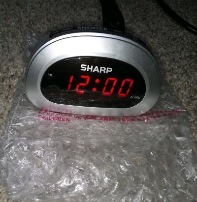 Sharp Digital Alarm Clock - Thumbnail 1