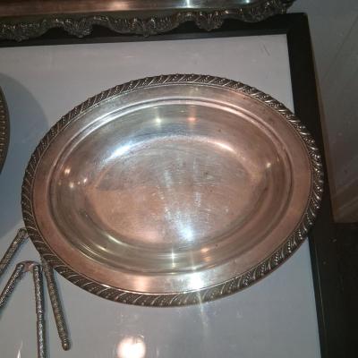 Gleaming Vintage Silverplate Entertaining Bundle  Poole Old - Thumbnail 5