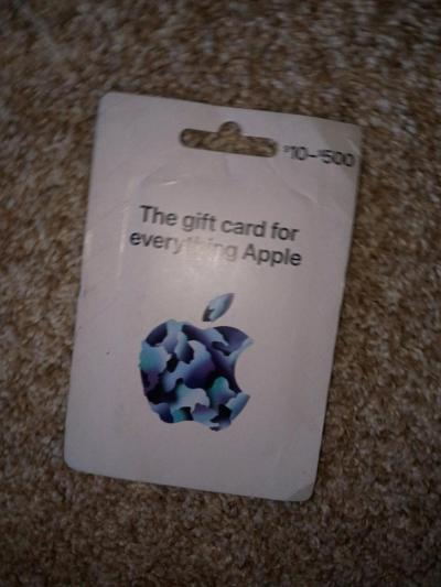 Apple gift card