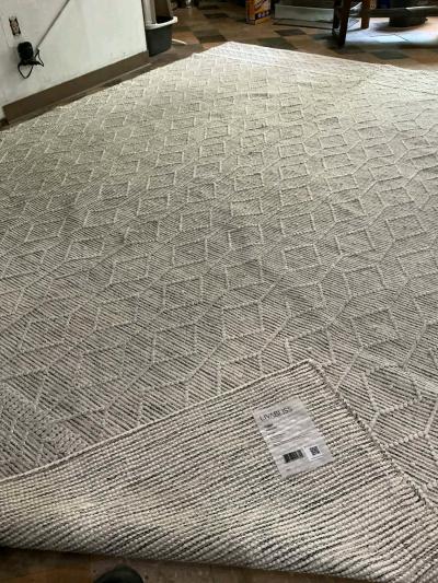 Brand New Livabliss Hygge 9x12 Wool Rug  Factory Damage on E - Thumbnail 4