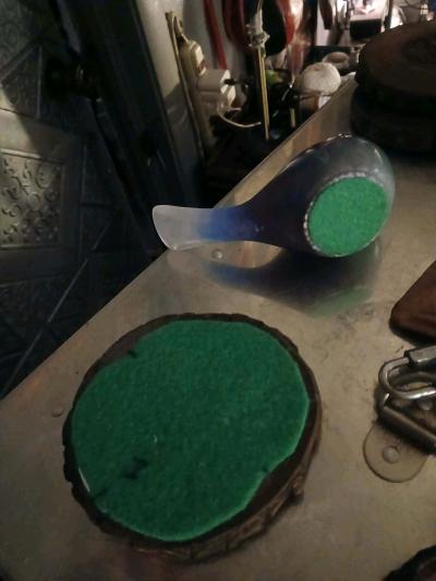 collectible bird figurine he glows in the dark handmade art - Thumbnail 3