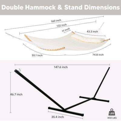 Hamacas para exteriores con soporte incluido hamaca doble co - Thumbnail 2