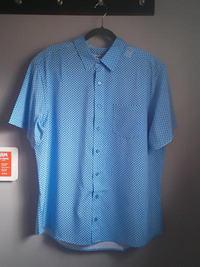 Nick Graham Mens Short Sleeve Light Blue Small - Thumbnail 3
