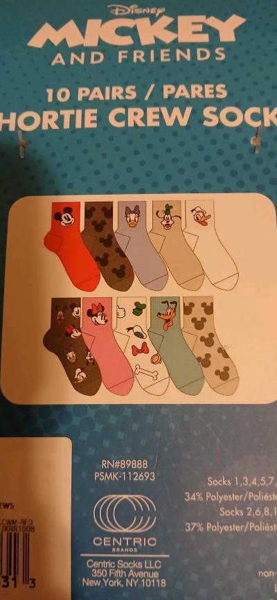 Disney mickey mouse and friends socks - Thumbnail 5