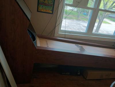 9ft Roll and score game with led lights and electric scorer - Thumbnail 3