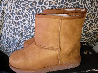 brown suede ankle boots - Thumbnail 4