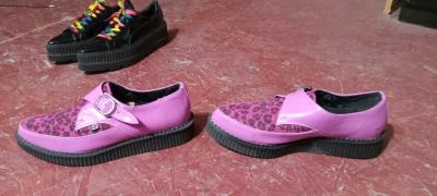 Pink Black and Leopard print Creepers - Thumbnail 4