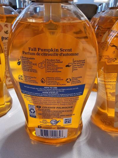 Limited Edition Fall Pumkin scent liquid hand soap - Thumbnail 2
