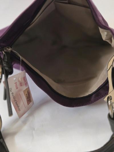 cute purple shoulder tote - Thumbnail 5