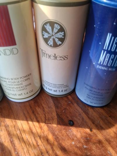 Set of 4Rare Vintage Avon Shimmering Body Powders - Thumbnail 7