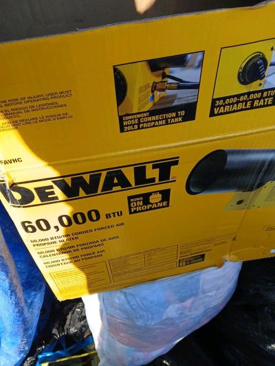 Dewalt 60000 propane heater