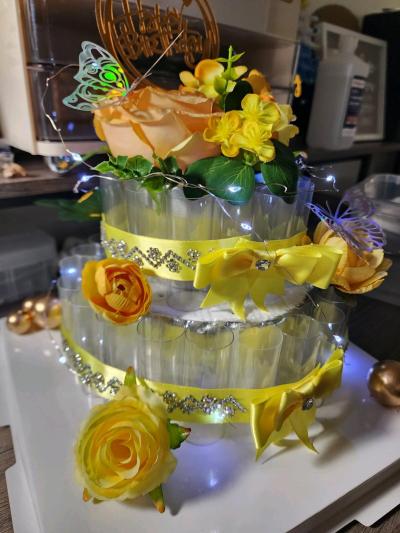 two layers money cake display holder - Thumbnail 7